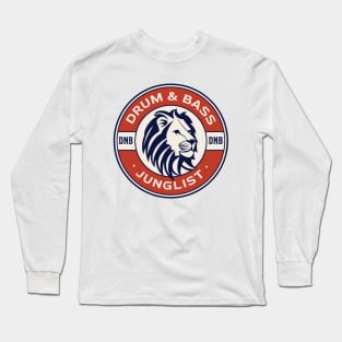 DRUM AND BASS  - Life Saver Lion (red) Long Sleeve T-Shirt